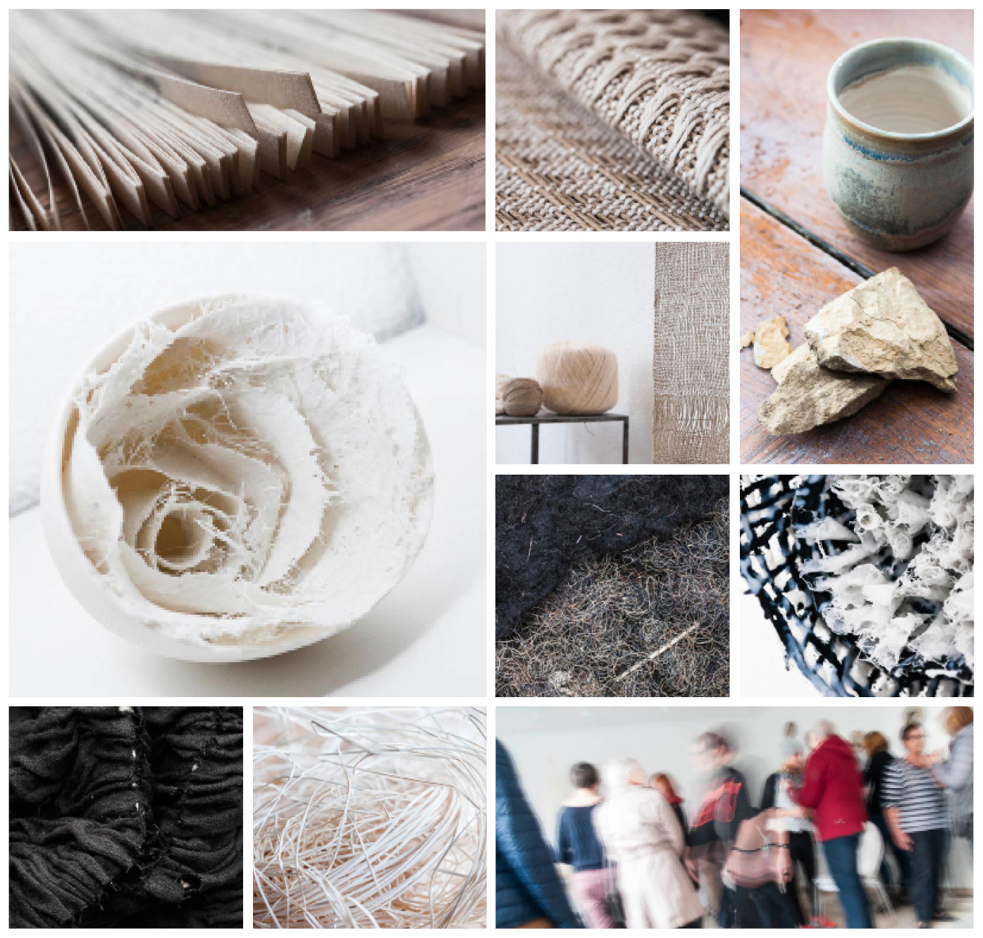 Zehn Fotos als Moodboard angeordnet