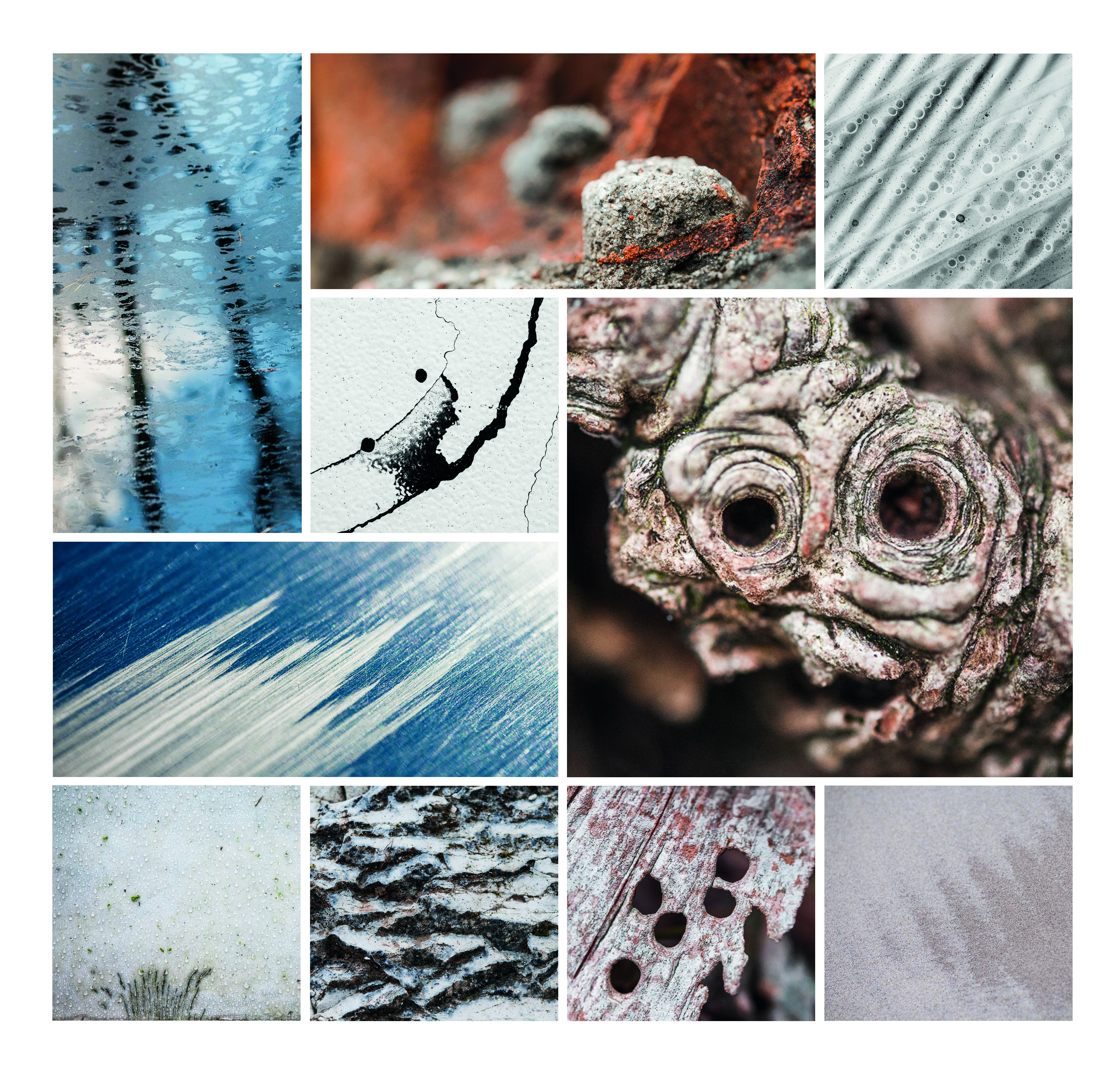 ten photos arranged as moodboard