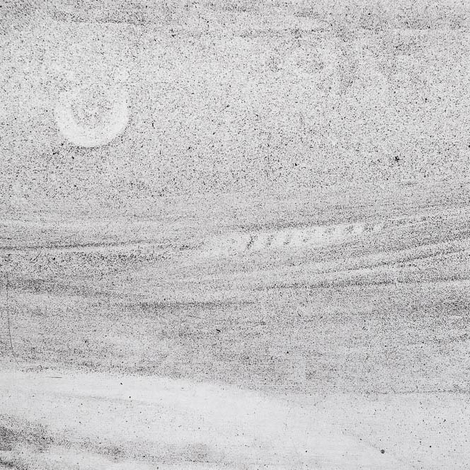 third picture: the dust seams to show a flat, silent landscape with moon